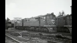 Видеоролик о советском тепловозе ТЭ3/Video about the Soviet TE3 diesel locomotive