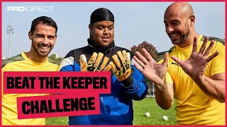 Chunkz vs Pepe Reina & Suso | Beat the Goalkeeper Challenge