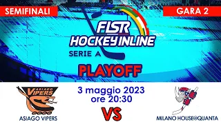 Semifinale - Gara-2 - Asiago Vipers x HC Milano House@Quanta