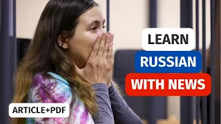 Learn Russian with News | 7 years in jail for ANTI-WAR price tag protest ☮️