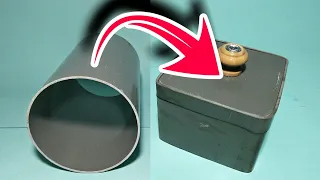 How to create a unique box from pvc pipe