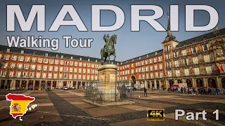 🇪🇸 Madrid, Spain - Walking Tour - 4K UHD video - Part 1