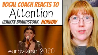 Vocal Coach Reacts to Ulrikke Brandstork 'Attention' Norway Eurovision Song Contest 2020