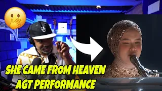 🎵 Producer SPEACHLESS by Putri Ariani's U2 Cover | AGT 2023 Qualifiers 🌟 | Must-Watch Reaction!