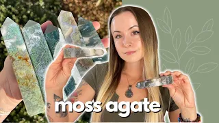 all about moss agate! | geology & metaphysical properties