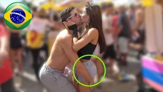 KISSING PRANK BRAZIL PART 1!