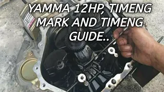 TIMENG MARK AT TIMENG GUID SA PAGBUO NG YAMMA 12HP AIRCOOLED DIESEL ENGINE, (PART 2)