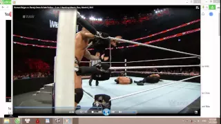 Full Roman Reigns vs. Randy Orton & Seth Rollins – 2-on-1 Handicap Match: March 9, 2015
