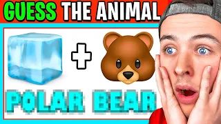 GUESS The MINECRAFT ANIMAL by EMOJI?! (*IMPOSSIBLE*)