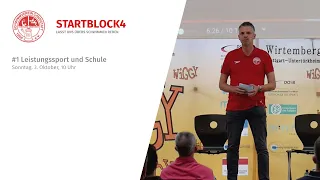 Leistungssport und Schule | Startblock4 | #1