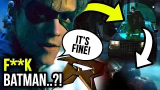 Why Robin Saying F**K Batman is OK!! Plus Robin's Combat Scene Explained! - Titans Season 1
