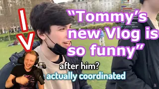 Philza and Wilbur REACT to TOMMYINNIT'S NEW VLOG with GeorgeNotFound, KSI, Wilbur Soot on LIVE