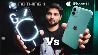 Nothing phone 1 Vs iPhone 11 Full Comparison | What Shlould you Choose? | Mohit Balani