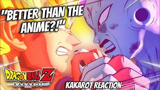 DBZ Fan REACTS to Kakarot Cutscenes for the First Time!