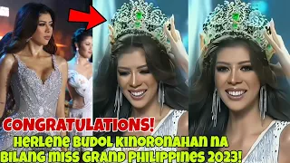 OMG! HERLENE BUDOL NAKORONAHAN na sa MISS GRAND PHILIPPINES 2023 CORONATION NIGHT!
