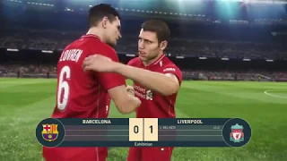 Pes 2019 demo ps4 Barcelona vs Liverpool look great