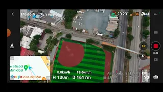 #djimini3 grabación de pantalla vuelo hasta el campo de San José. 17/05/24.