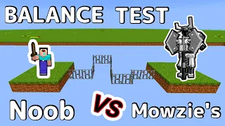 Minecraft Balance Test Mowzie's Monsters Vs. Noob | Part 2