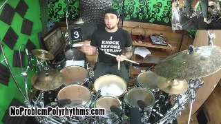 No Problem Polyrhythms : Mean HiHats 4 over 3 - Advanced Drum Lessons