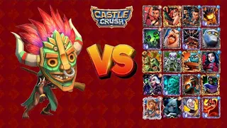 Shaman💥vs all card's of castle crush//special video💐