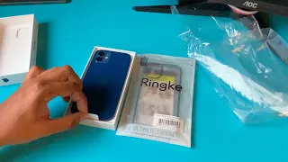 iPhone 12 (Blue) Unboxing, first impressions and comparaison with iPhone 11