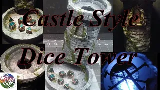 How to make a castle style dice tower