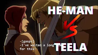 Teela vs Dark He-Man ( He-Man Revelations by Netflix )