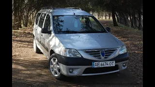 dacia logan MCV. 7 мест, 2009 год, 1.6 бензин