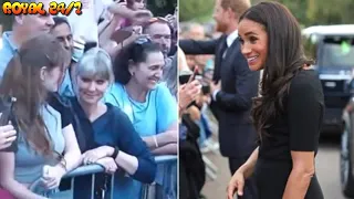 Meghan 'snubbed' by royal fan in awkward moment at Windsor walkabout