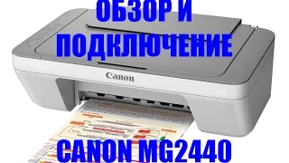 МФУ Canon Pixma MG2440. Обзор и подключение