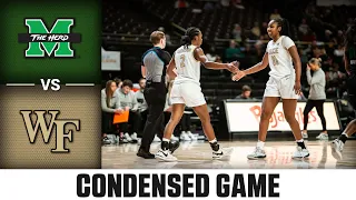 Marshall vs. Wake Forest Condensed Game | 2023-24 ACC Women’s Basketball