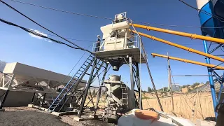 Бетонный завод 50куб в час производится бетон в Узбекистане БСУ РБУ