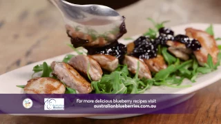 Quail with Blueberry Sauce Recipe