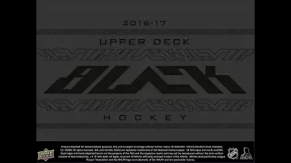 Box Busters: 2016-17 UD Black Hockey