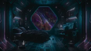 Sci-Fi ASMR  ✨Living in Peaceful Space | Smooth Deep Rumble Space Sounds | Sleep | Study | Focus