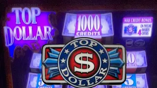 $50 Spin Top Dollar Jackpot Handpay Classic 3 Reel Slot