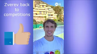 Zverev back to competitions