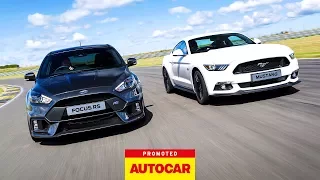 Promoted | Ford Focus RS vs Mustang