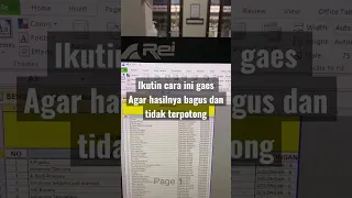 Cara merubah excel ke pdf agar rapi dan tidak terpotong