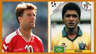 Michael Laudrup Vs Valdo 1989 - Denmark 4x0 Brazil