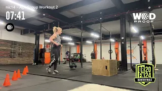 Nicola McArthur AGQF workout 2