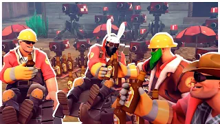 TF2: Идиоты Против Машин! Великая Техасская Стена!