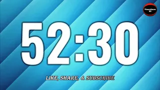 52 Minutes 30 Seconds Countdown | Fifty Two and Half Minute | (Fifty Two Min Thirty Seconds)