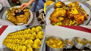 عرس مغربي على اصوله👌🏻أسرااار أشهر الأطباق المغربية ديال المناسبات من يد محترفة 40 سنة🥰