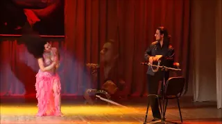 Artem Uzunow & Yana Mandrova Improvisation Tabla-solo Concert of Oriental  dance school  "Samira"