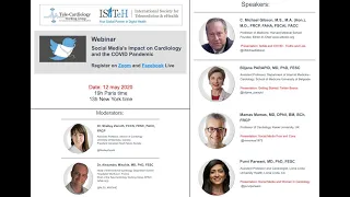 ♨️WEBINAR "Social media impact on cardiology and COVID pandemic"