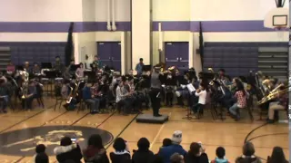 Riders in the Sky   Boulan Park Middle School Cadet Band, Feb 26 2015