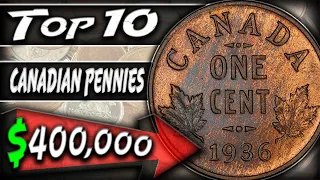 Top 10 Most Valuable Old Canadian Pennies Worth "BIG MONEY!!"