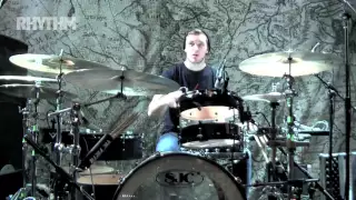 Architects drummer Dan Searle gives Rhythm Magazine a tour of his drum kit