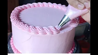 EASY QUICK AND SIMPLE BEGINNER CAKE DECORATING IDEAS #SHORTS